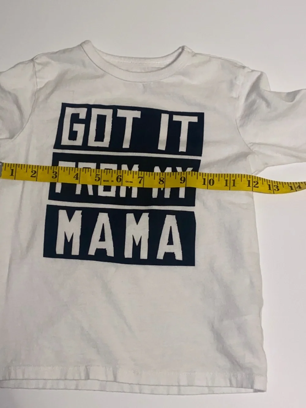 Got It From My Mama Shirt 4T Toddler The Children's Place White Graphic Tee